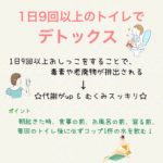 1日9回以上の排尿でデトックス！！？？