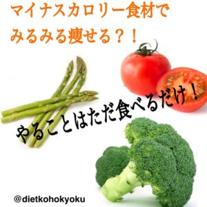 食べれば食べるほどイイ！！   マイナスカロリー食材とは！？！？