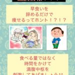 早食いをやめれば人生が変わる!!