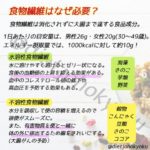 【大切って聞くけど食物繊維はなぜ必要?】