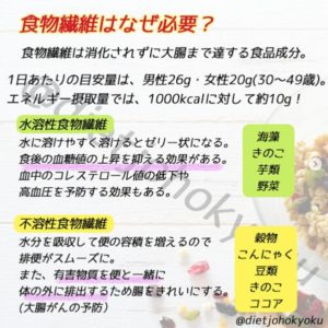 【大切って聞くけど食物繊維はなぜ必要?】