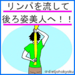 リンパを流して後ろ姿美人へ